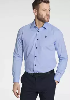 Рубашка с длинными рукавами Bruno Banani, голубой