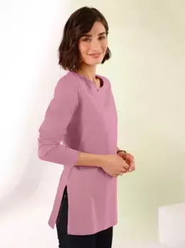 Рубашка с длинными рукавами Classic Basics "Longshirt", розовый