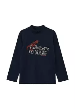 Рубашка с длинными рукавами CREW NECK-AUSSCHNITT s.Oliver, цвет navy
