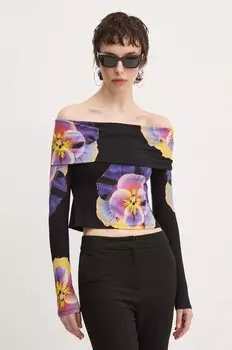 Рубашка с длинными рукавами Desigual PENSEE, черный