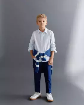 Рубашка с длинными рукавами для мальчиков Kids El Corte Ingls, синий