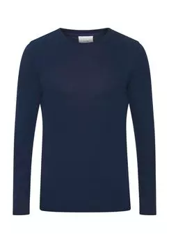 Рубашка с длинными рукавами Дюно, приталенного кроя, базовая, мужская AMMANN, цвет Marine