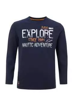 Рубашка с длинными рукавами Elion Jan Vanderstorm, синий