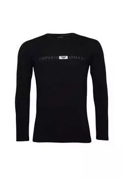 Рубашка с длинными рукавами Emporio Armani, черный