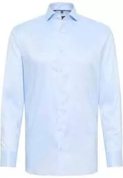 Рубашка с длинными рукавами Eterna, голубой