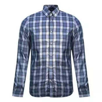 Рубашка с длинными рукавами Fred Perry, черный