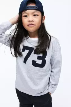 Рубашка с длинными рукавами H&M, мультиколор