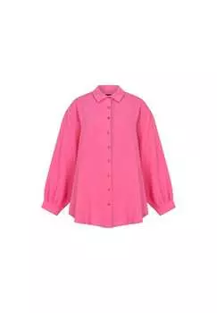 Рубашка с длинными рукавами хонари в классическом дизайне Freshlions, розовый