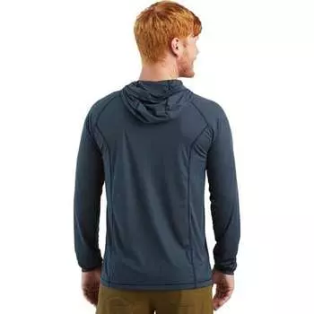Рубашка с длинными рукавами и капюшоном Echo мужская Outdoor Research, темно-синий
