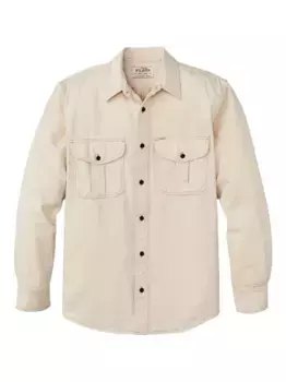 Рубашка с длинными рукавами и карманами Filson, нейтральный