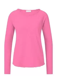 Рубашка с длинными рукавами и круглым вырезом, женская rich&royal, цвет Pink Power
