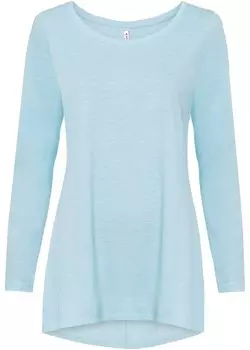 Рубашка с длинными рукавами и круглым вырезом Rainbow, синий