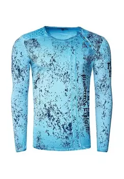 Рубашка с длинными рукавами и крутым принтом по всей поверхности RUSTY NEAL, цвет Petrol