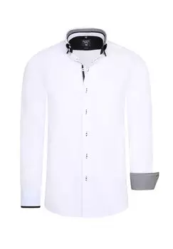 Рубашка с длинными рукавами и продуманным дизайном пуговиц RUSTY NEAL