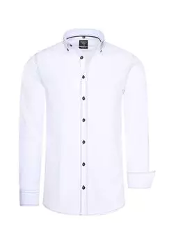 Рубашка с длинными рукавами и тонкой контрастной строчкой RUSTY NEAL