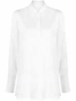 Рубашка с длинными рукавами и узором Givenchy, белый