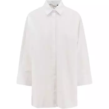Рубашка с длинными рукавами и застежкой на пуговицы 'S MAX MARA, белый