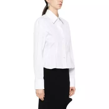 Рубашка с длинными рукавами и застежкой на пуговицы Stella McCartney, белый
