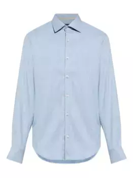 Рубашка с длинными рукавами и застежкой на пуговицы Paul & Shark, синий