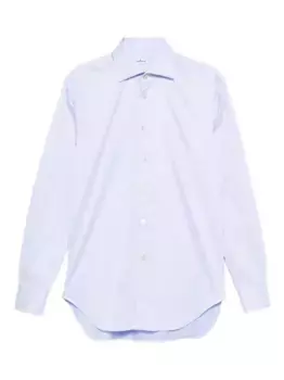 Рубашка с длинными рукавами и застежкой на пуговицы Kiton, синий