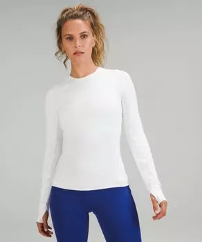 Рубашка с длинными рукавами It's Rulu Run Lululemon, белый