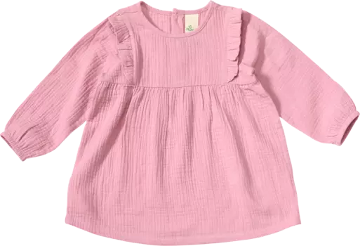 Рубашка с длинными рукавами из муслина розового цвета размер. 104 1ч ALANA