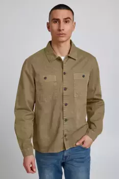 Рубашка с длинными рукавами из смесового материала "BLEND BHShirt", цвет Capers