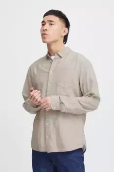 Рубашка с длинными рукавами из смесового материала "BLEND BHShirt", цвет Crockery