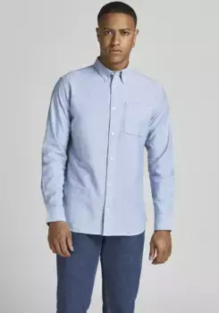 Рубашка с длинными рукавами Jack & Jones "BROOK OXFORD", голубой