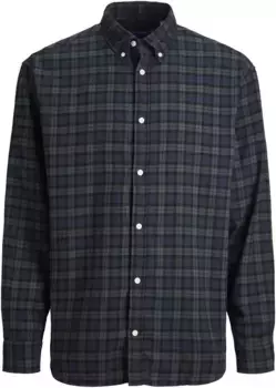 Рубашка с длинными рукавами Jack & Jones "JORCOZY FLANNEL CHECK SHIRT LS CH", синий