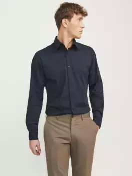 Рубашка с длинными рукавами Jack & Jones "JPRBLAACTIVE STRETCH SLIM SHIRT L/S SN", черный