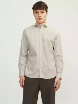 Рубашка с длинными рукавами Jack & Jones "JPRBLABLACKPOOL STRETCH LS SHIRT SN", цвет Mineral Yellow Fit:Slim Fit