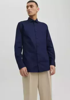 Рубашка с длинными рукавами Jack & Jones "JPRBLAPARKER SHIRT L/S", цвет Perfect Navy