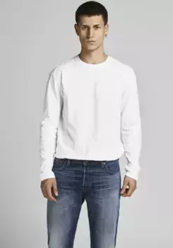Рубашка с длинными рукавами Jack & Jones "NOA TEE", белый