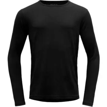 Рубашка с длинными рукавами Jakta Merino 200 Shirt Мужская черная DEVOLD, цвет schwarz