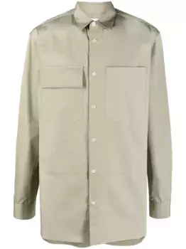 Рубашка с длинными рукавами JIL SANDER, зеленый