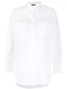 Рубашка с длинными рукавами Kiton, белый