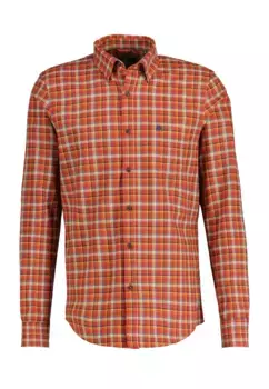 Рубашка с длинными рукавами LERROS "Рубашка с длинными рукавами LERROS в клетку "елочка", красный
