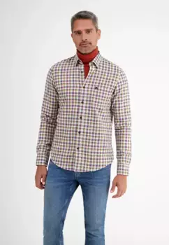 Рубашка с длинными рукавами LERROS "Рубашка с длинными рукавами LERROS в клетку "елочка", цвет Kit