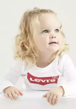 Рубашка с длинными рукавами Levi's Kids, для МАЛЫШЕЙ, белый