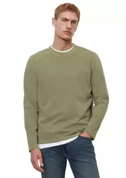 Рубашка с длинными рукавами Marc O'Polo "из органического хлопка", зеленый