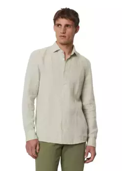 Рубашка с длинными рукавами Marc O'Polo "из чистого льна", коричневый