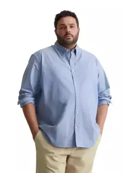 Рубашка с длинными рукавами Marc O'Polo "из органического хлопка", синий