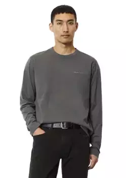 Рубашка с длинными рукавами Marc O'Polo, цвет Grey Pinstripe