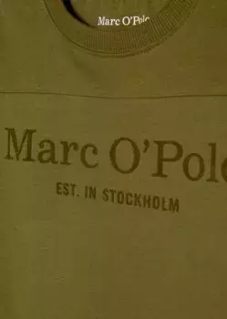 Рубашка с длинными рукавами Marc O'Polo, выполненная из мягкого трикотажа из органического хлопка, зеленый