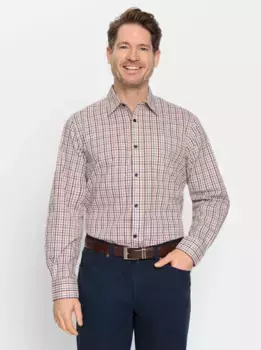 Рубашка с длинными рукавами Marco Donati, бордовый