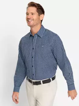 Рубашка с длинными рукавами Marco Donati, темно-синий