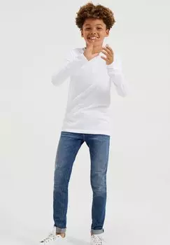 Рубашка с длинными рукавами MET V-HALS WE Fashion, цвет white