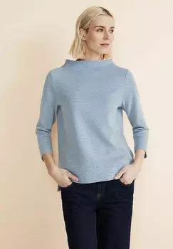 Рубашка с длинными рукавами MIT STEHKRAGEN Street One, цвет blau