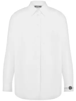 Рубашка с длинными рукавами Moschino, белый